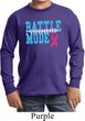 Breast Cancer Awareness Battle Mode Kids Long Sleeve Shirt