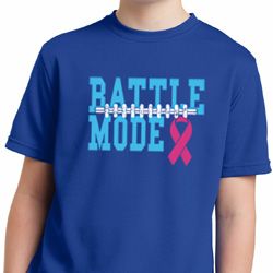 Breast Cancer Awareness Battle Mode Kids Moisture Wicking Shirt