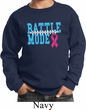 Breast Cancer Awareness Battle Mode Kids Sweat Shirt