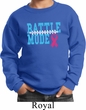Breast Cancer Awareness Battle Mode Kids Sweat Shirt