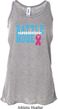 Breast Cancer Awareness Battle Mode Ladies Flowy Racerback Tanktop
