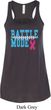 Breast Cancer Awareness Battle Mode Ladies Flowy Racerback Tanktop