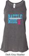 Breast Cancer Awareness Battle Mode Ladies Flowy Racerback Tanktop