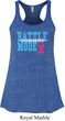 Breast Cancer Awareness Battle Mode Ladies Flowy Racerback Tanktop