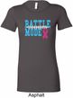 Breast Cancer Awareness Battle Mode Ladies Longer Length Shirt