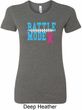 Breast Cancer Awareness Battle Mode Ladies Longer Length Shirt