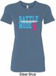 Breast Cancer Awareness Battle Mode Ladies Longer Length Shirt