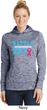 Breast Cancer Awareness Battle Mode Ladies Moisture Wicking Hoodie