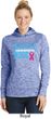 Breast Cancer Awareness Battle Mode Ladies Moisture Wicking Hoodie