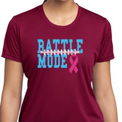 Breast Cancer Awareness Battle Mode Ladies Moisture Wicking Shirt