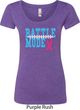 Breast Cancer Awareness Battle Mode Ladies Scoop Neck Shirt