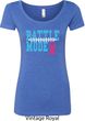 Breast Cancer Awareness Battle Mode Ladies Scoop Neck Shirt