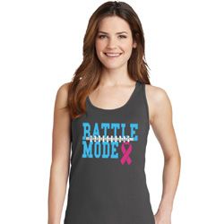 Breast Cancer Awareness Battle Mode Ladies Tank Top