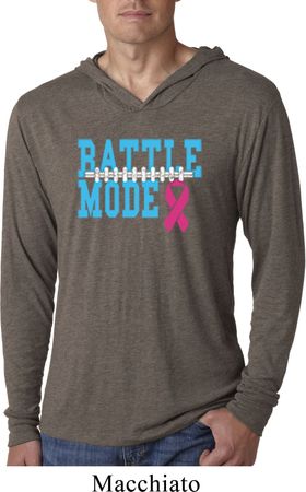 Breast Cancer Awareness Battle Mode Lightweight Hoodie Shirt