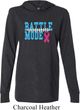 Breast Cancer Awareness Battle Mode Lightweight Hoodie Tee