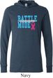 Breast Cancer Awareness Battle Mode Lightweight Hoodie Tee