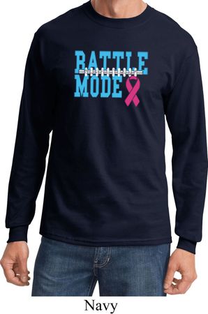 Breast Cancer Awareness Battle Mode Long Sleeve Shirt