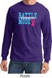 Breast Cancer Awareness Battle Mode Long Sleeve Shirt