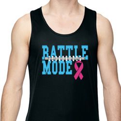 Breast Cancer Awareness Battle Mode Mens Moisture Wicking Tanktop