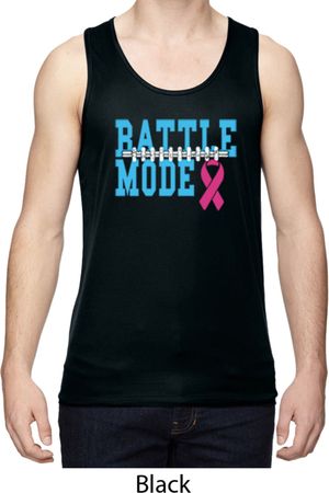 Breast Cancer Awareness Battle Mode Mens Moisture Wicking Tanktop