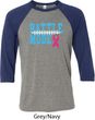 Breast Cancer Awareness Battle Mode Mens Raglan Shirt