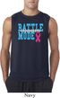 Breast Cancer Awareness Battle Mode Mens Sleeveless Shirt