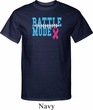 Breast Cancer Awareness Battle Mode Mens Tall Shirt