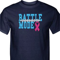 Breast Cancer Awareness Battle Mode Mens Tall Shirt