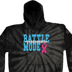 Breast Cancer Awareness Battle Mode Tie Dye Hoodie