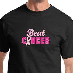 Breast Cancer Awareness Beat Cancer Mens Shirts
