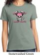 Breast Cancer Awareness Bikers Against Breast Cancer Ladies Shirt