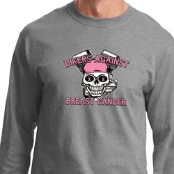 Breast Cancer Awareness Bikers Against Breast Cancer Long Sleeve Shirt Breast Cancer Awareness Bikers Against Breast Cancer Long Sleeve Shirt