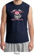 Breast Cancer Awareness Bikers Against Breast Cancer Mens Muscle Shirt