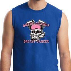 Breast Cancer Awareness Bikers Against Breast Cancer Mens Muscle Shirt Breast Cancer Awareness Bikers Against Breast Cancer Mens Muscle Shirt