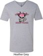 Breast Cancer Awareness Bikers Against Breast Cancer Mens V-Neck Shirt