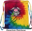 Breast Cancer Awareness Bikers Against Breast Cancer Tie Dye Bag