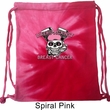 Breast Cancer Awareness Bikers Against Breast Cancer Tie Dye Bag