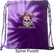 Breast Cancer Awareness Bikers Against Breast Cancer Tie Dye Bag