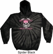 Breast Cancer Awareness Bikers Against Breast Cancer Tie Dye Hoodie
