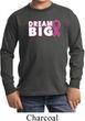 Breast Cancer Awareness Dream Big Kids Long Sleeve Shirt
