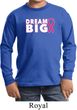 Breast Cancer Awareness Dream Big Kids Long Sleeve Shirt