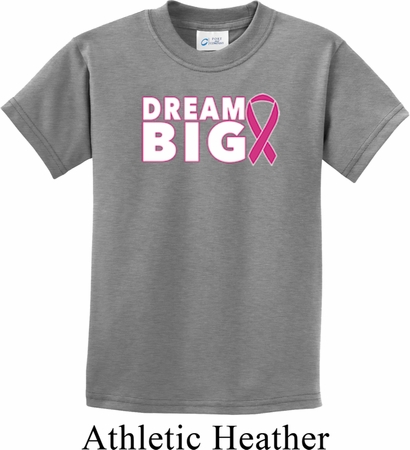 Breast Cancer Awareness Dream Big Kids Shirt