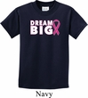 Breast Cancer Awareness Dream Big Kids Shirt
