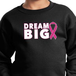 Breast Cancer Awareness Dream Big Kids Sweat Shirt