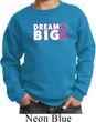 Breast Cancer Awareness Dream Big Kids Sweat Shirt