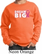Breast Cancer Awareness Dream Big Kids Sweat Shirt