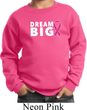 Breast Cancer Awareness Dream Big Kids Sweat Shirt