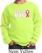 Breast Cancer Awareness Dream Big Kids Sweat Shirt