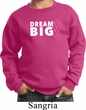 Breast Cancer Awareness Dream Big Kids Sweat Shirt