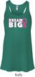 Breast Cancer Awareness Dream Big Ladies Flowy Racerback Tanktop